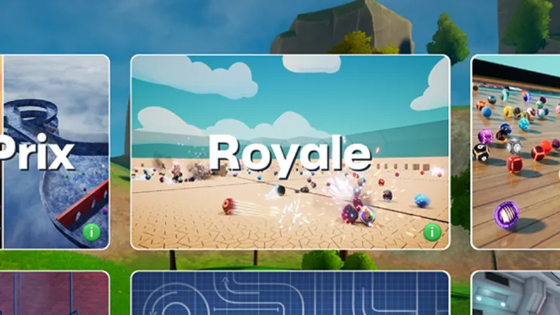 Marbles competing in a shrinking arena